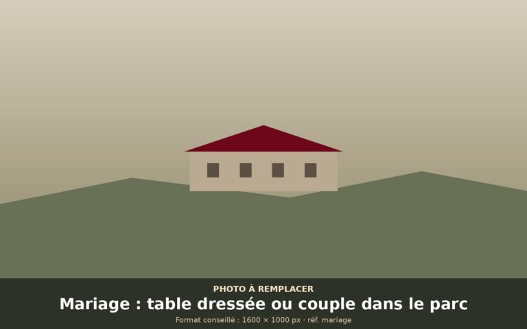 Réception de mariage au Gîte du Colombier