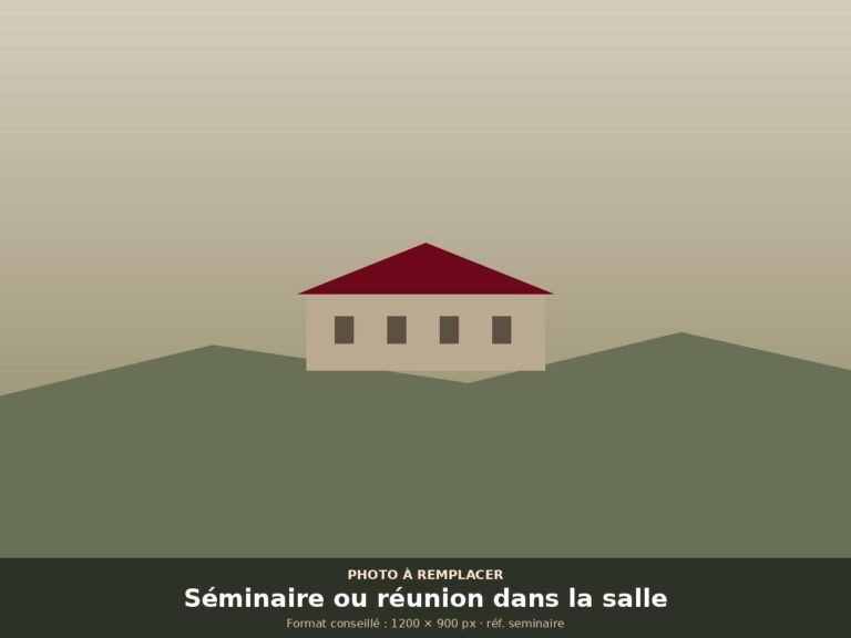 Séminaire au Gîte du Colombier